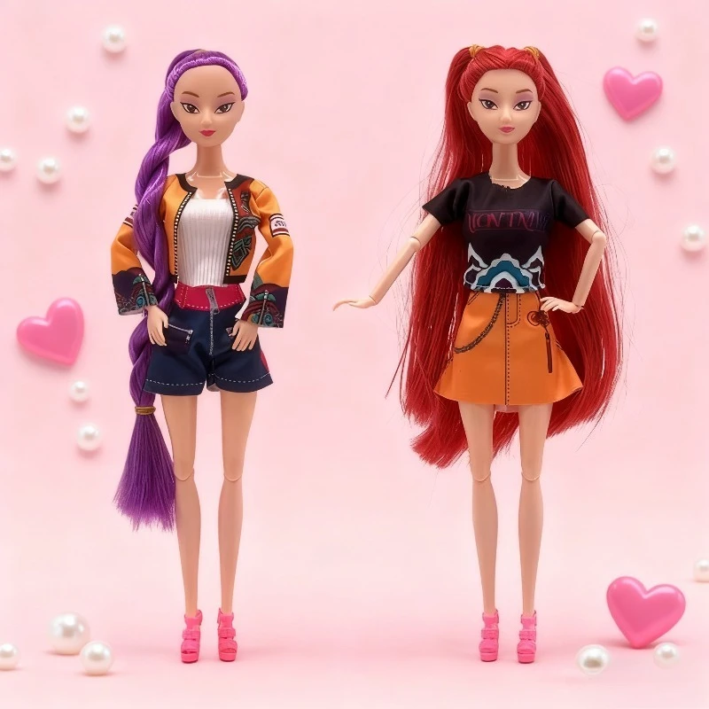 

2025 Demon Hunters Famous cartoon Action Figure sets adorable characters Toy doll fashionable design decorations for presents