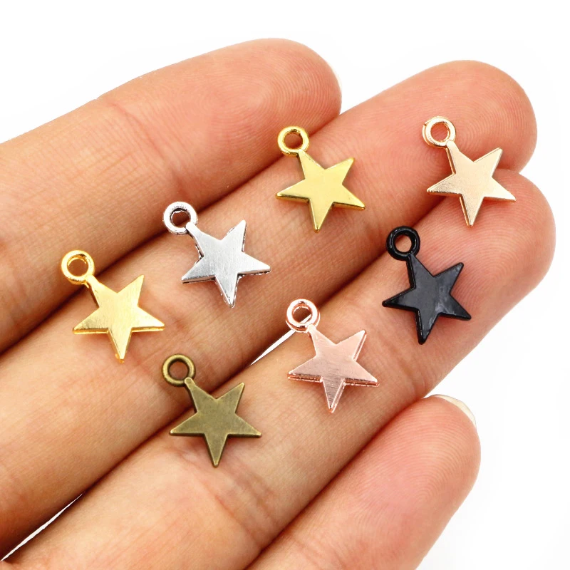 100pcs 매력 11x8mm 티벳 실버 도금 펜던트 골동품 보석 만들기 DIY 수제 공예