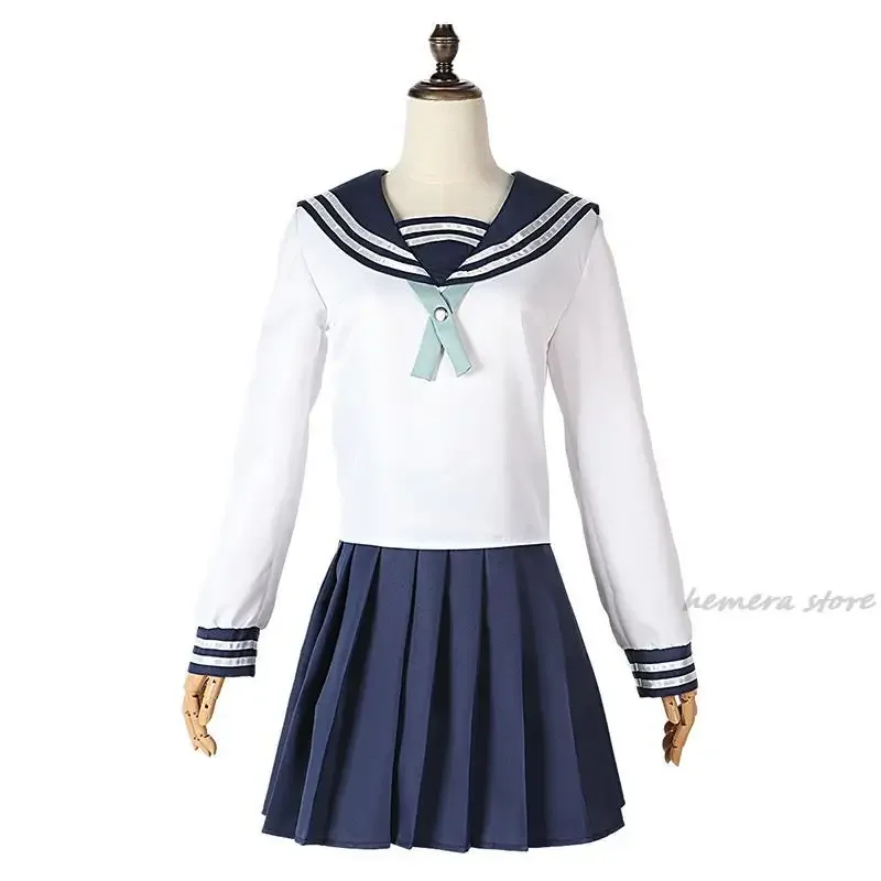 Anime JJK Riko Amanai Cosplay Costume pour femme, perruque imbibée, uniforme d'Halloween