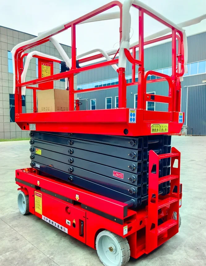 Vertical Platform Lift Mobile Scaffolding Scissors Lift Portable Lifter Elevated Aerial Work Platform Lift