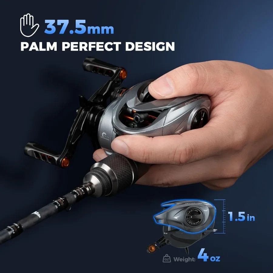 Ultralight Baitcasting Fishing Reel 6