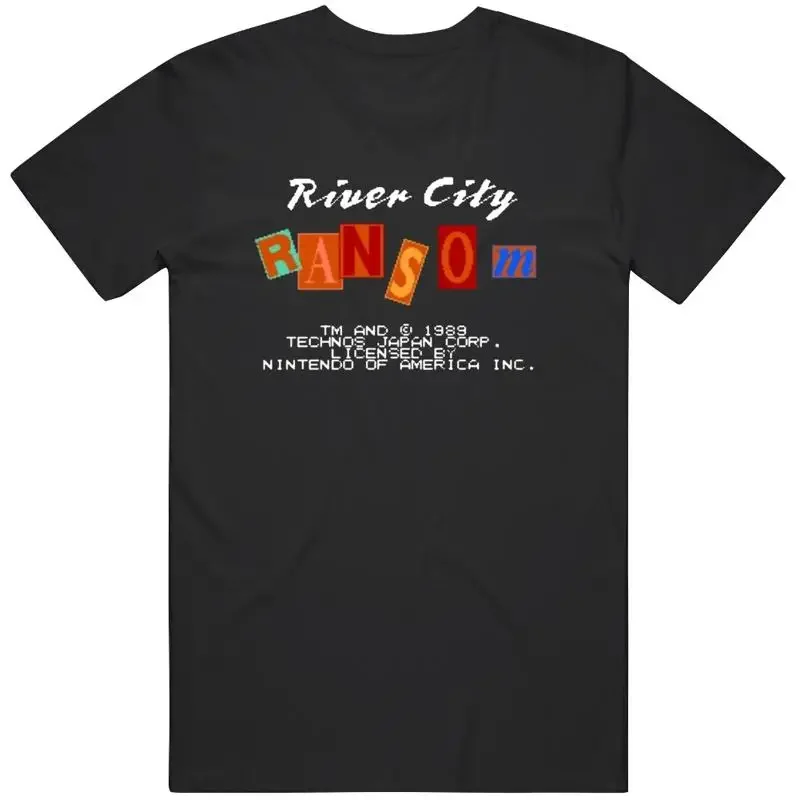 River City Ransom Starting Screen Retro NES Video Game Fan T Shirt