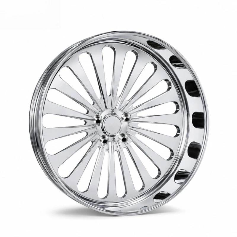 Custom Deep Dish Monoblock 2 Piece Forged  Truck Wheel 20 22 24 Inch Aluminum Alloy Chrome Wheels 5x130 6x139.7 for F350