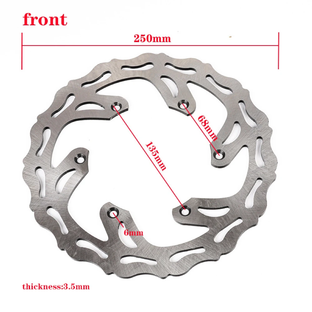 Front Rear Brake Disc Rotor For Yamaha YZ125 YZ250 YZ250F YZ450F YZ250X YZ250FX WR250F WR450F YZ 125 250 WR 250F 450F