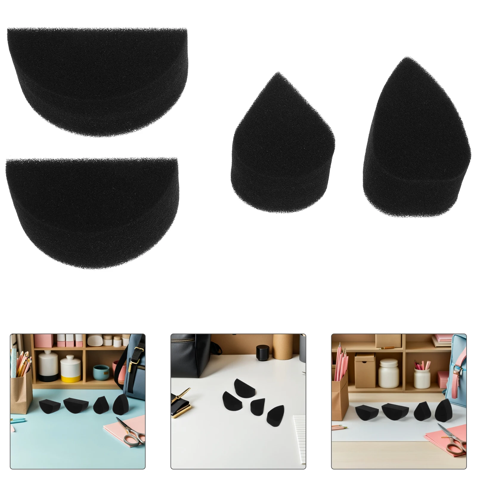 

20pcs Face Painting Sponge Soft Reusable Makeup Sponges Body Art Tools Halloween Costume Artistic Body Paint Supplies