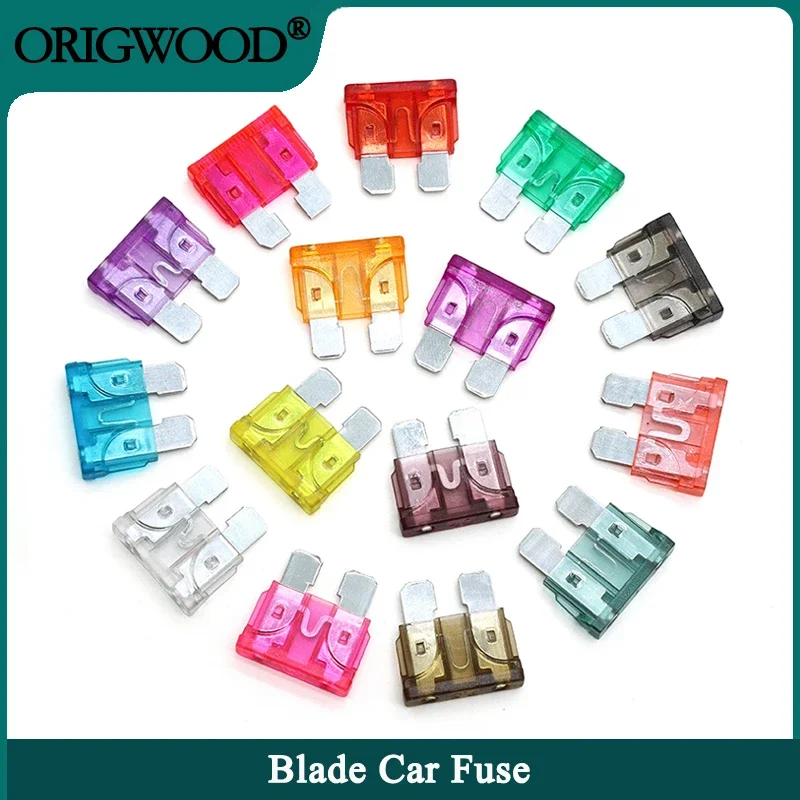 

Car Fuse Blade Fuses Kit Automatic Truck Blade The Fuse Insurance Insert Insurance of Xenon Piece Lights Auto Accessories