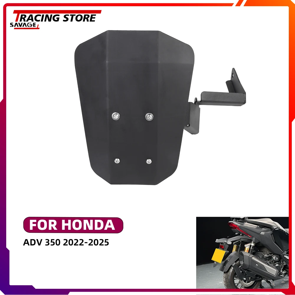 

2025 Motorcycle Rear Fender Mudguard Splash Shield Protector Cover For Honda ADV 350 ADV350 Fender Extension Splash Protection