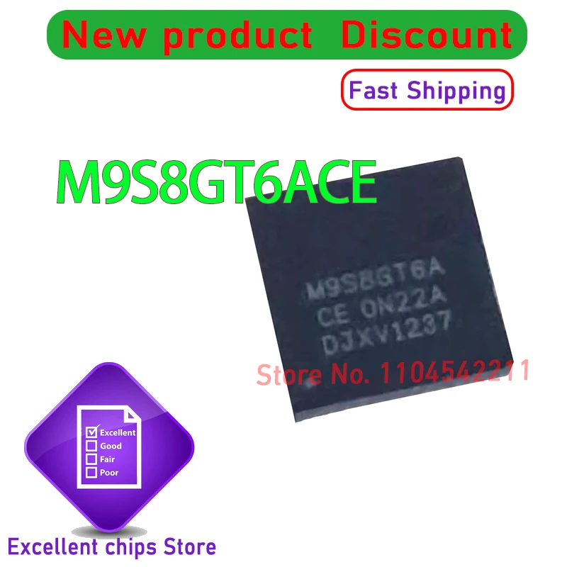 1pcs/lot New original M9S8GT6ACE M9S8GT6A QFN48 Microcontrollers