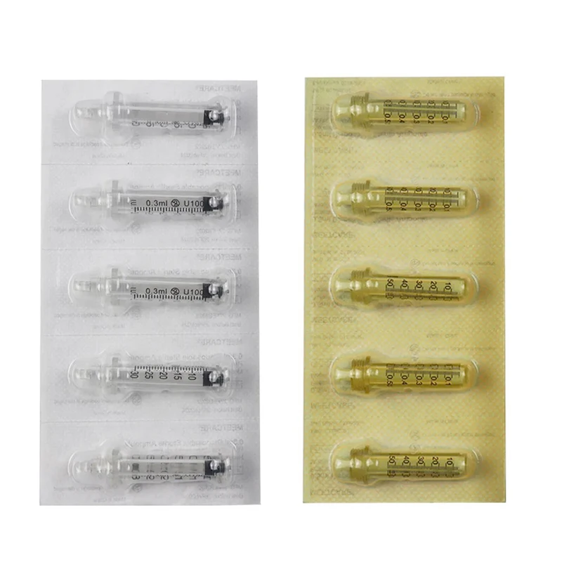 

2 in1 Meso Injection Gun Hyaluron Pen Accessory 0.3ml&0.5ml Ampoule Gold Hyaluronic Acid Pen Nebulizer Lip Injector Anti Wrinkle