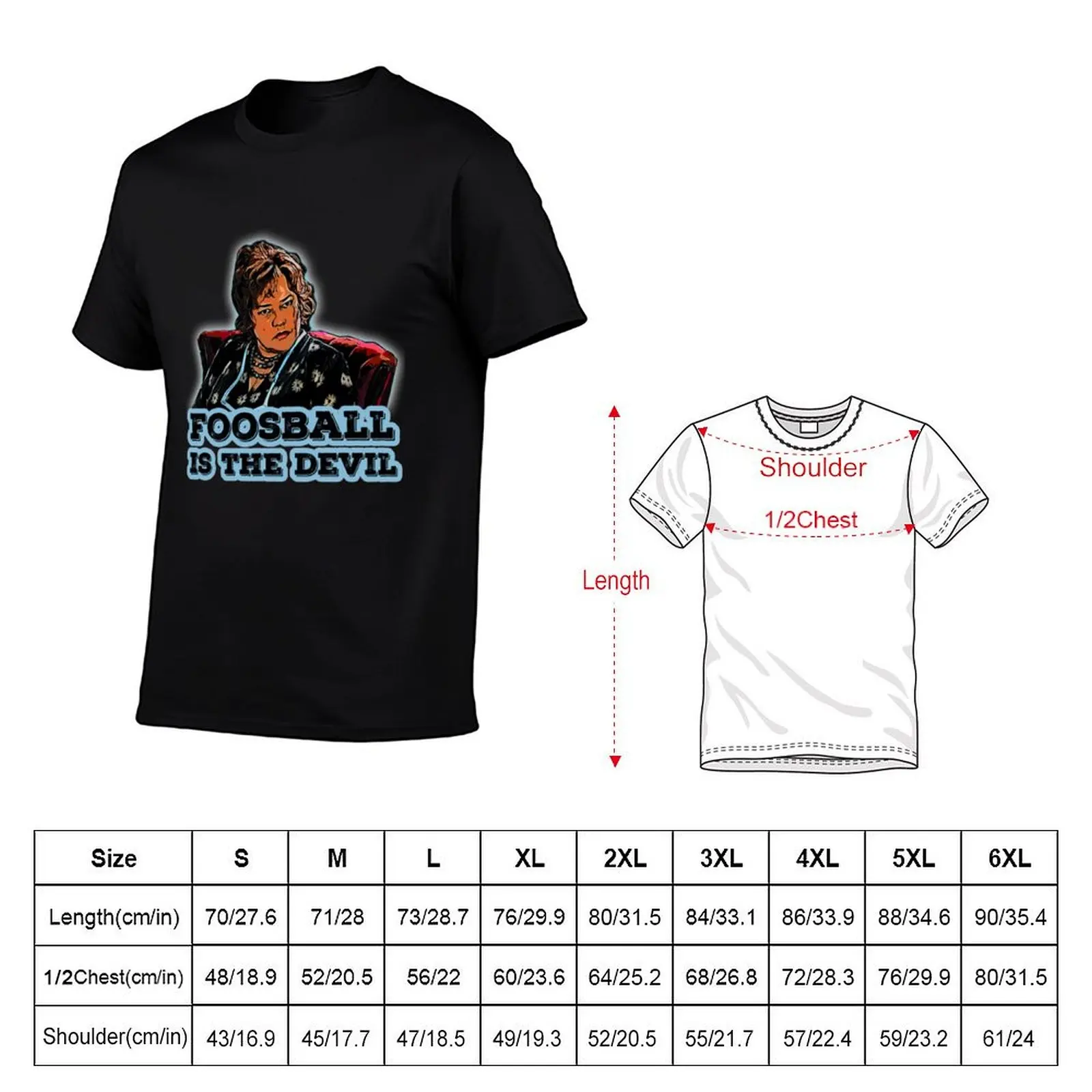 Foosball Is The Devil Foosball is the Devil T-Shirt Mechanic Work Tee Shirt