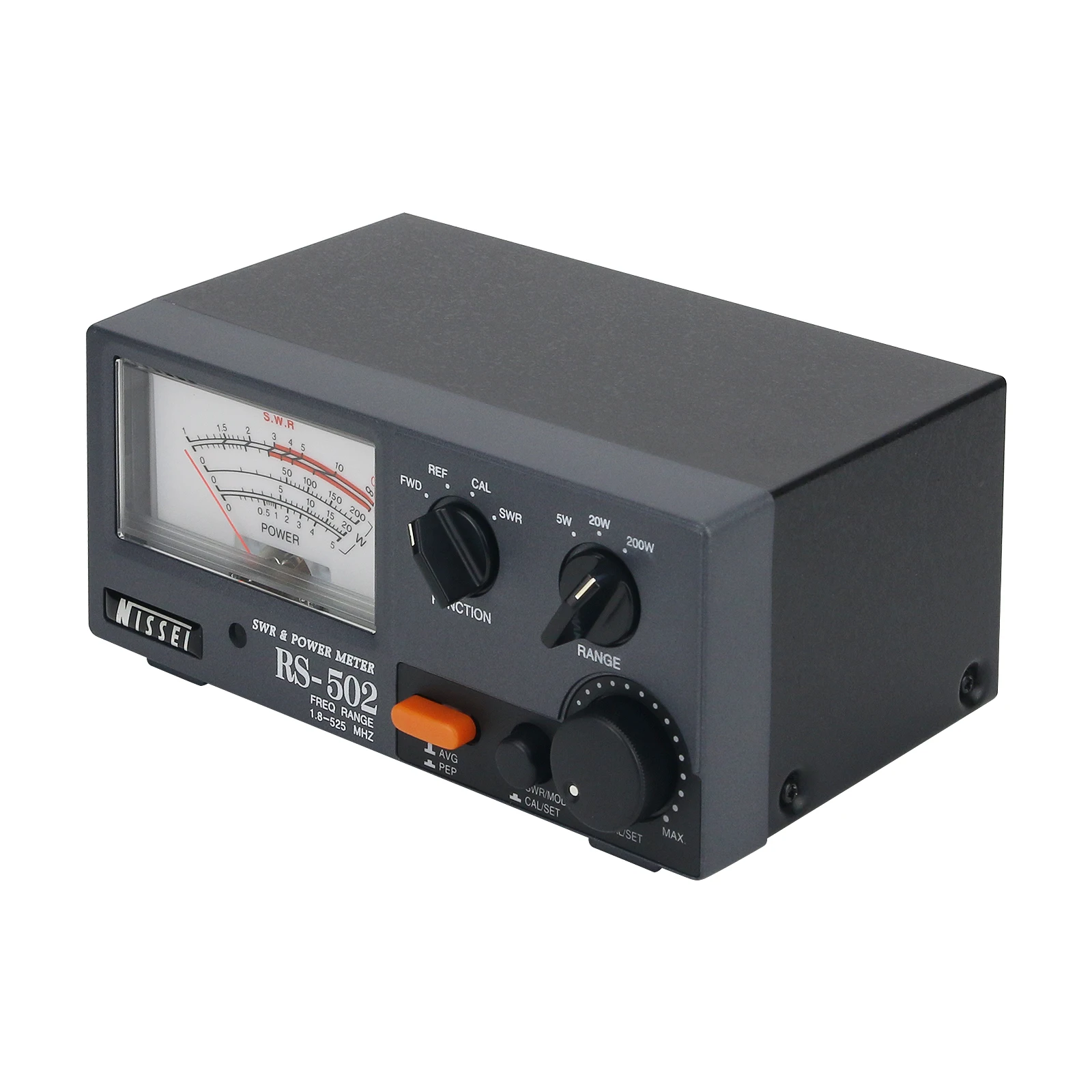 NISSEI RS-502 SWR & Power Meter 1.8-525MHz HF VHF UHF SWR Power Meter for Radio Communication