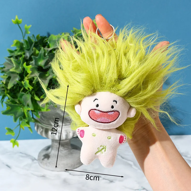 Creatieve Schattige Gebakken Hair12 Constellatie Pluche Pop Speelgoed Grappige Cartoon Sleutelhanger Rugzak Hanger Verjaardag Kerstfeest Cadeau