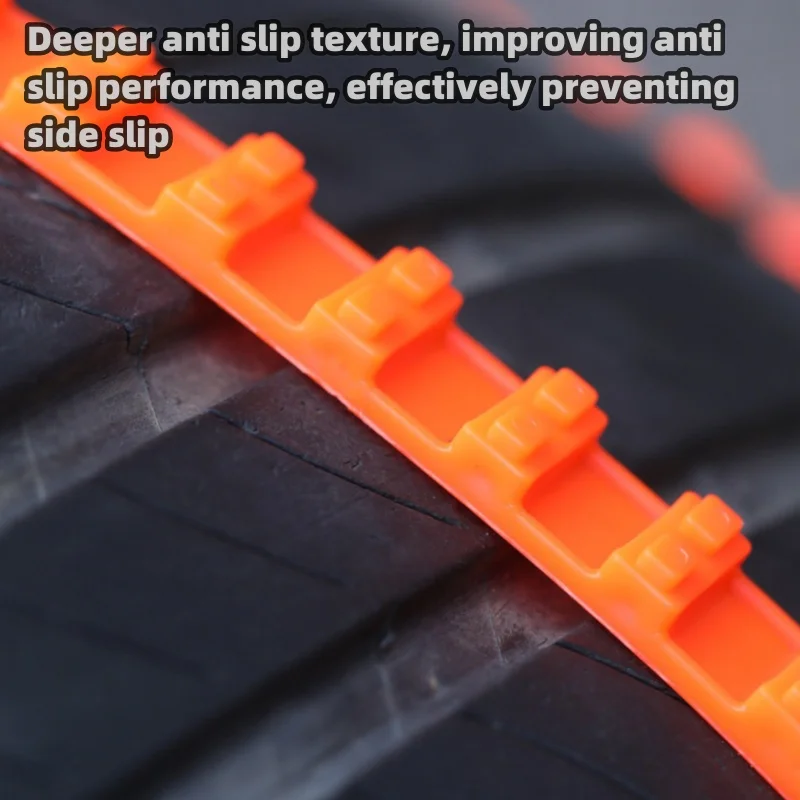 Car Anti slip Chain SUV Small Car Off road Vehicle Universal Snow Emergency Relief Ice Plastic Tire Anti slip Chain Tie