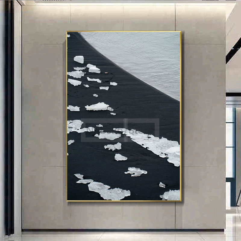 ملصق صور سفر طبيعي ، لوحة قماشية جليدية ، منظر طبيعي ، صور فنية جدارية ، غرفة منزل ، ديكور حديث #3