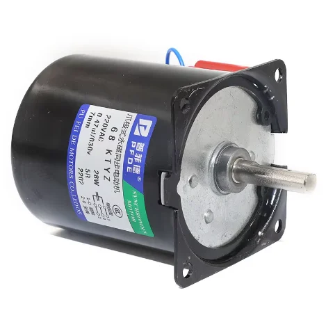 

68KTYZ 28W AC 220V Permanent Magnet Synchronous Gear Motor Positive Negative Micro Low Speed Multi-speed Large Torque Motor