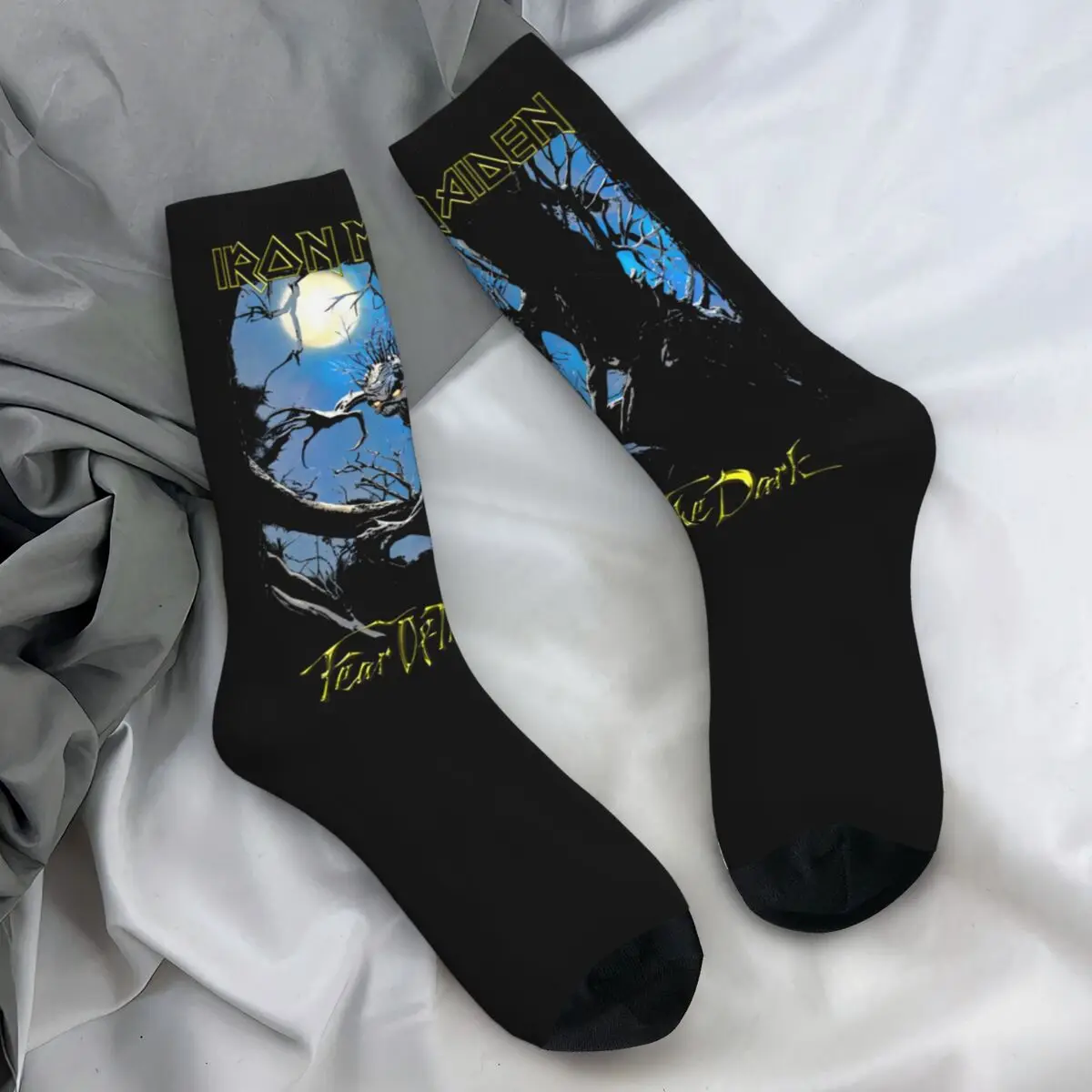 Iron Maidens Stockings Women Men Socks Warm Soft Retro Socks Autumn Climbing Anti Slip Design Socks Gift