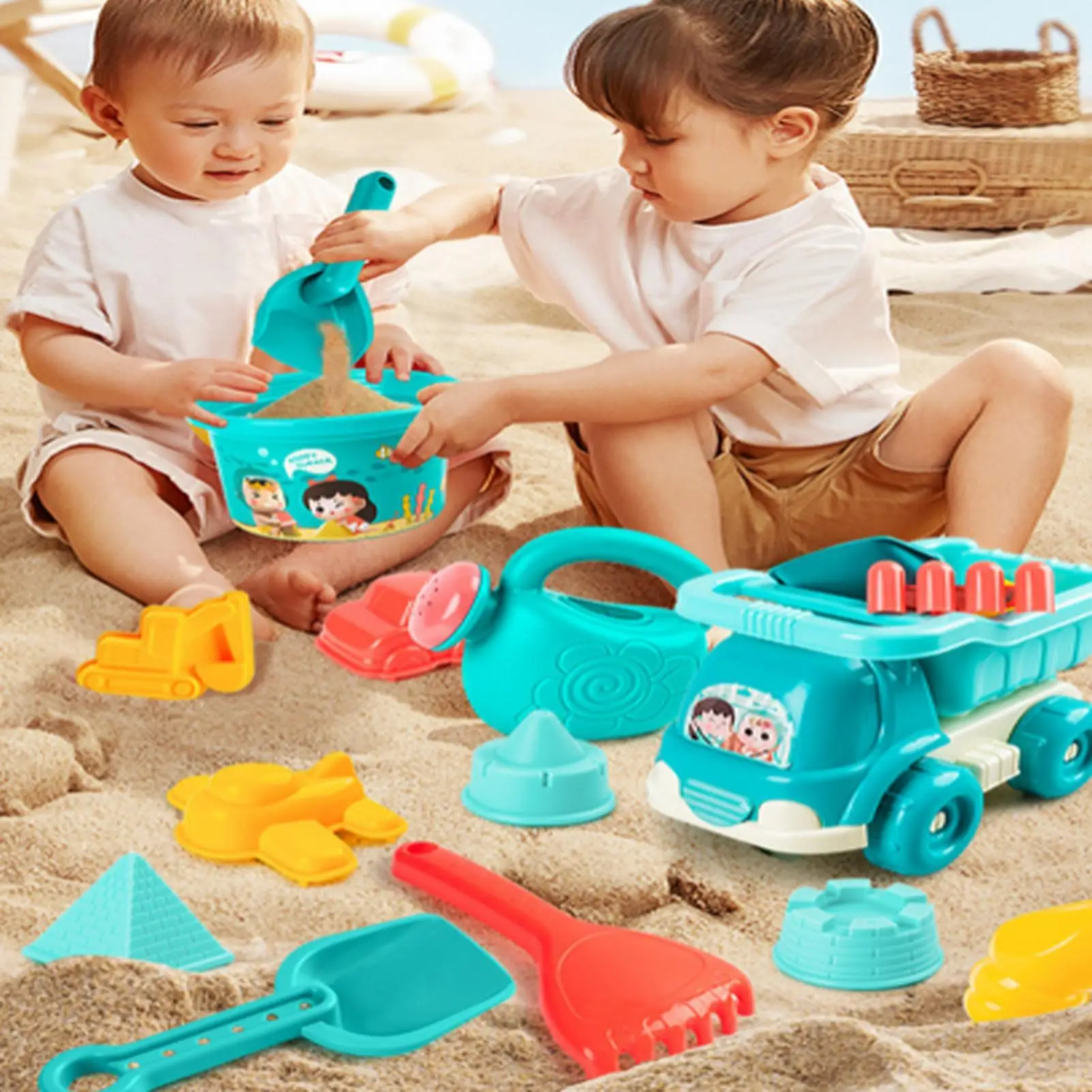kids-beach-toys-with-shovel-fun-summer-games-23-piece-summer-sand-beach-toys-set-for-kids-girls-boys-outdoor-camping-pool-garden
