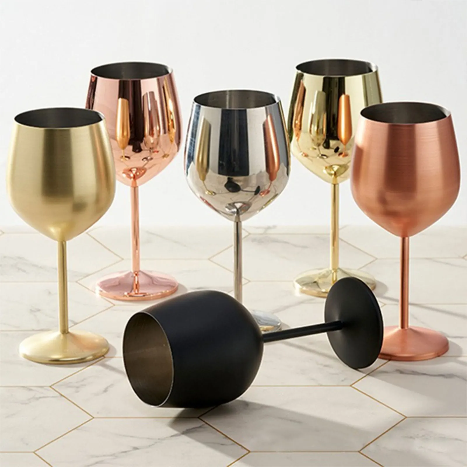 

Stainless Steel Wine Glass Shatterproof Metal Glasses Red Wine Glasses Cocktail Glasses For Dinner Party Bar Champagne Flutes