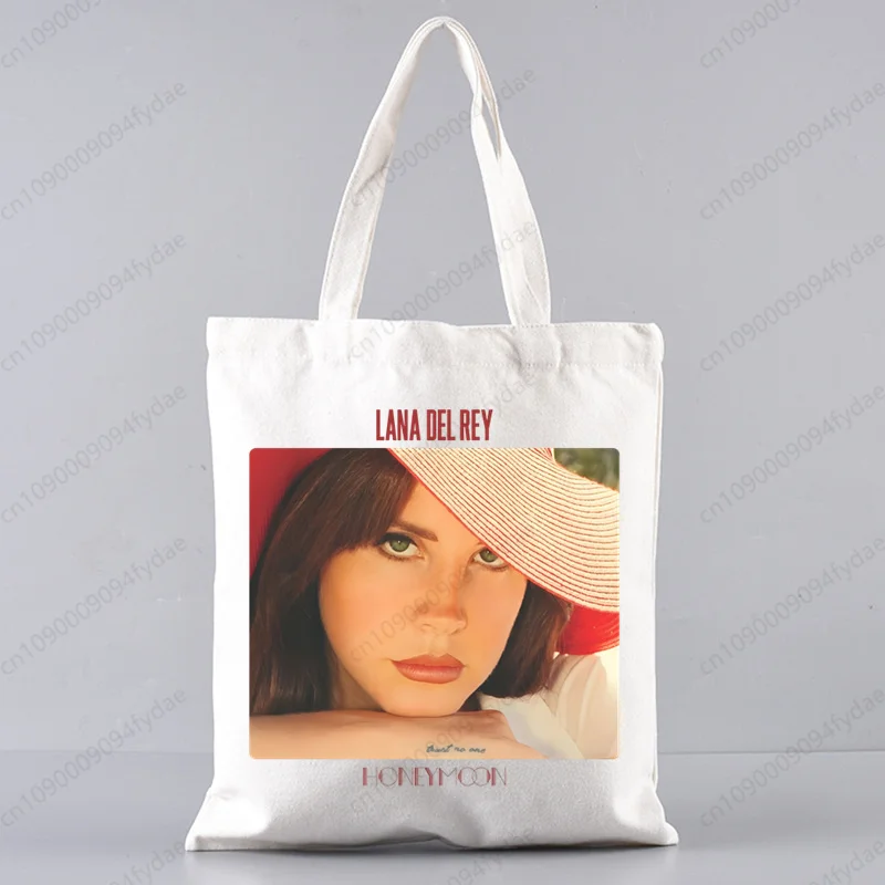 

Y2k Lana Del Rey Harajuku Printed Graphic Hipster Cartoon Print Shopping Bags Girls Fashion Casual Pacakge Hand Bag