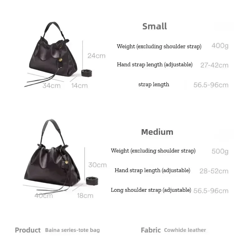 S 2026 Handbags Commuting Shoulder Bags Large Capacity Tote Bags Fashionable and Simple Drawstring Bags Popular birthday gift