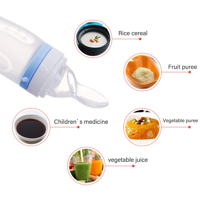 Imebaby-biberón de alimentación para bebé, cuchara de cereales de arroz de silicona Dolphin, vajilla para recién nacido, artículos para bebé, cuchara de alimentación