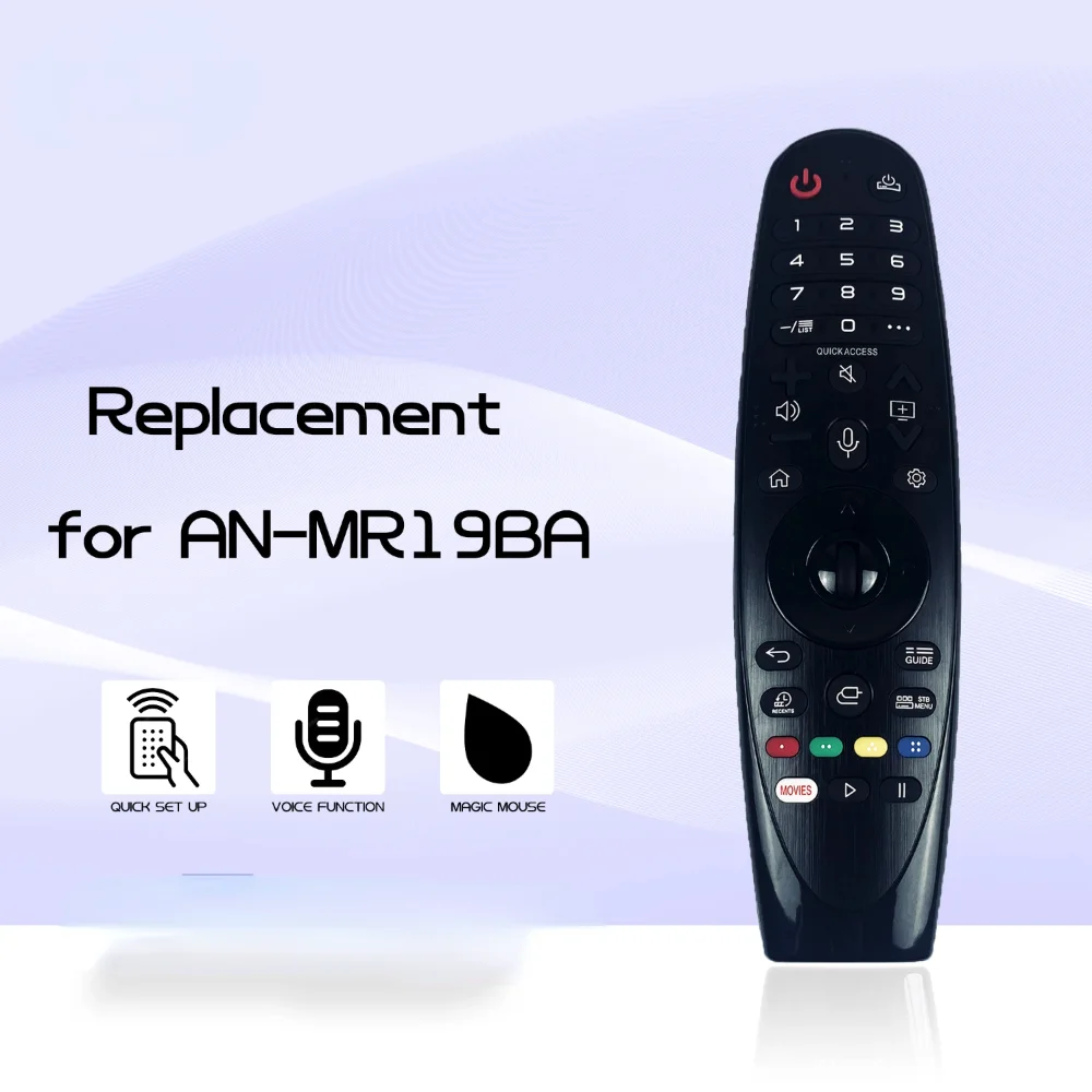AN-MR19BA New Voice Magic Remote Control for  2019 Smart 4K UHD OLED TV Fit 43UM7340 43UM7400 43UM7600 49SM8100 55SM8100PTA W9