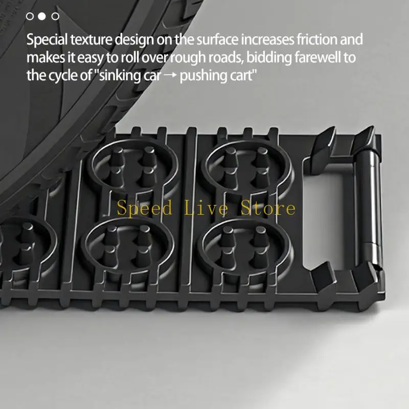 547C Against Slip Vehicle Recovery Boards for Winter Driving and Trail Quests Strong ABS Pull Mattresses