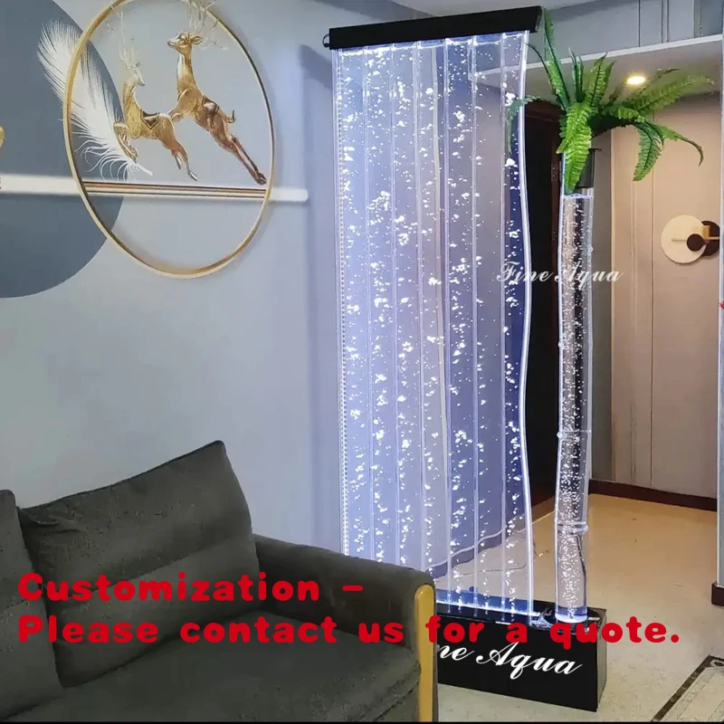 

custom.Coconut Tree Type Acrylic Bubble Board with LED Light Room Furniture Home Decoration Wall Partition Decoration