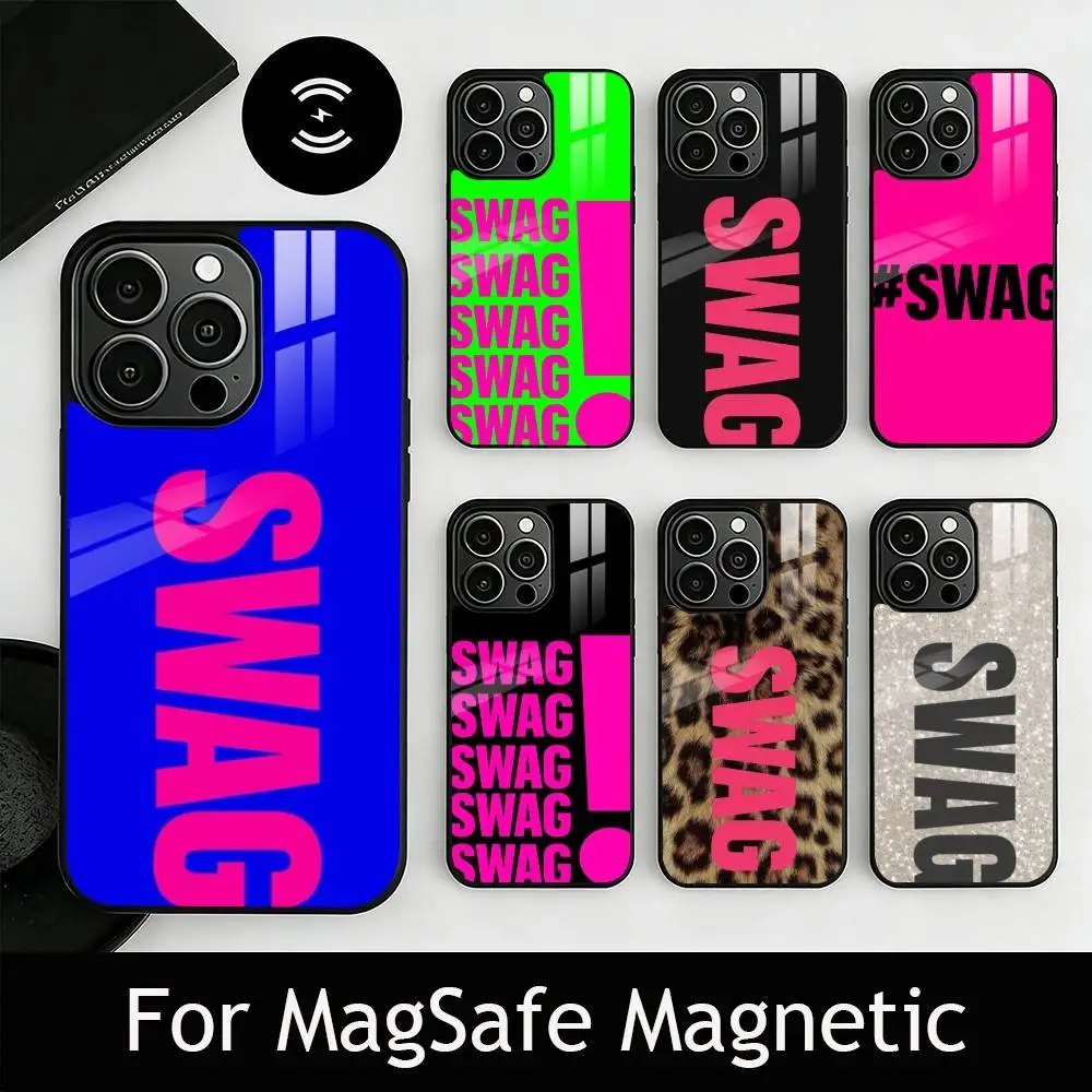 C-Cool SWAG Phone Case For iPhone17,16,15,14,13,12,11 Plus,Pro Magnetic with Magsafe Wireless Charging