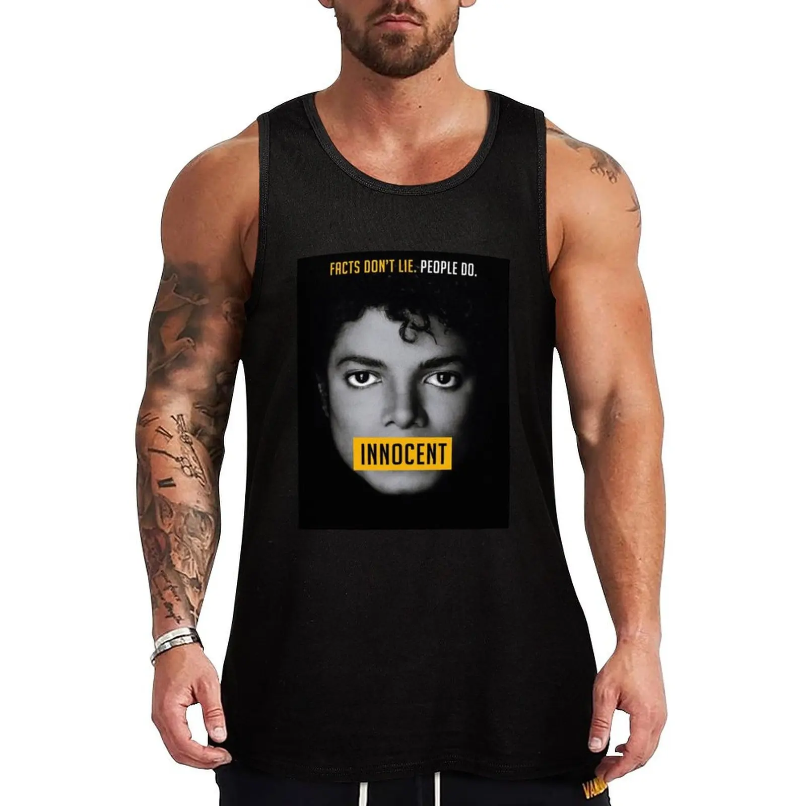 MJ INNOCENT Tank Top sleeveless jackets Vest Men's t-shirt basketball clothing