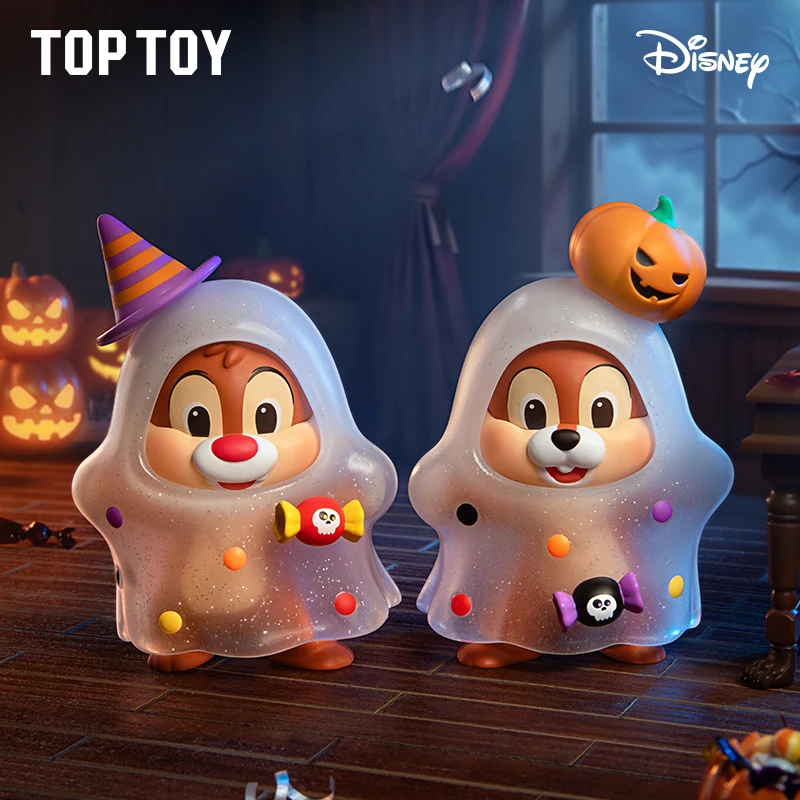TOPTOY Disney Halloween serie nocturna mágica juguete de moda caja ciega modelo figura de juguete decoración regalo de cumpleaños
