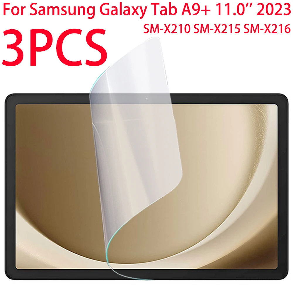 

3 шт., мягкая полиэтиленовая пленка для Samsung Galaxy Tab А9+ Plus 11 дюймов, 2023, мягкая защитная пленка для экрана A9+ SM-X210 X215 X216, защитная пленка
