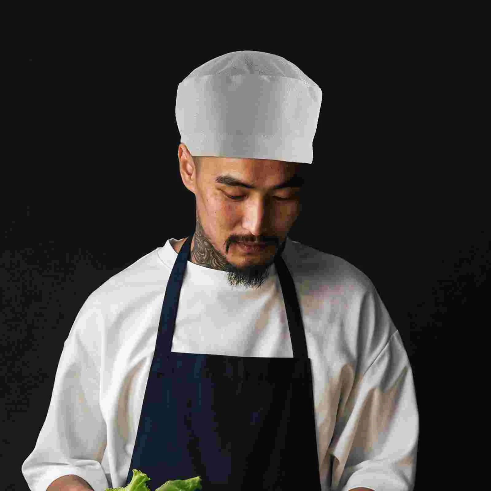 Sushi Chef Hat Bakers Kitchen Working Men Hats Polyester Bakery Cook Wear-resistant Cooking Man for