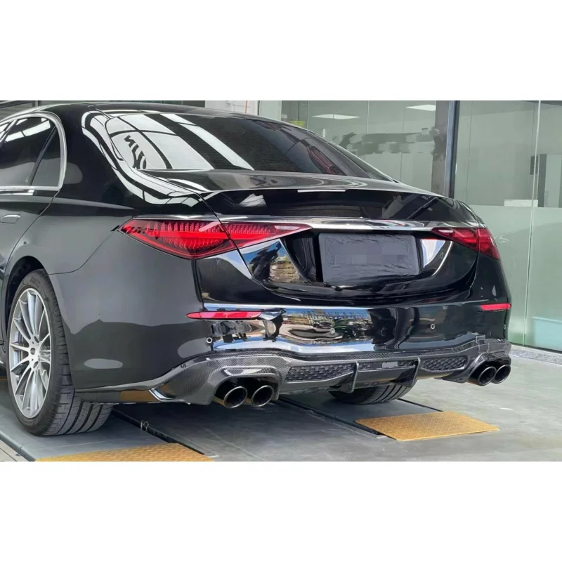 

For Mercedes Benz C Class W206 4-Door Sports 2022+ Premium Carbon Fiber Front Bumper Front Air Outlet Body Kit