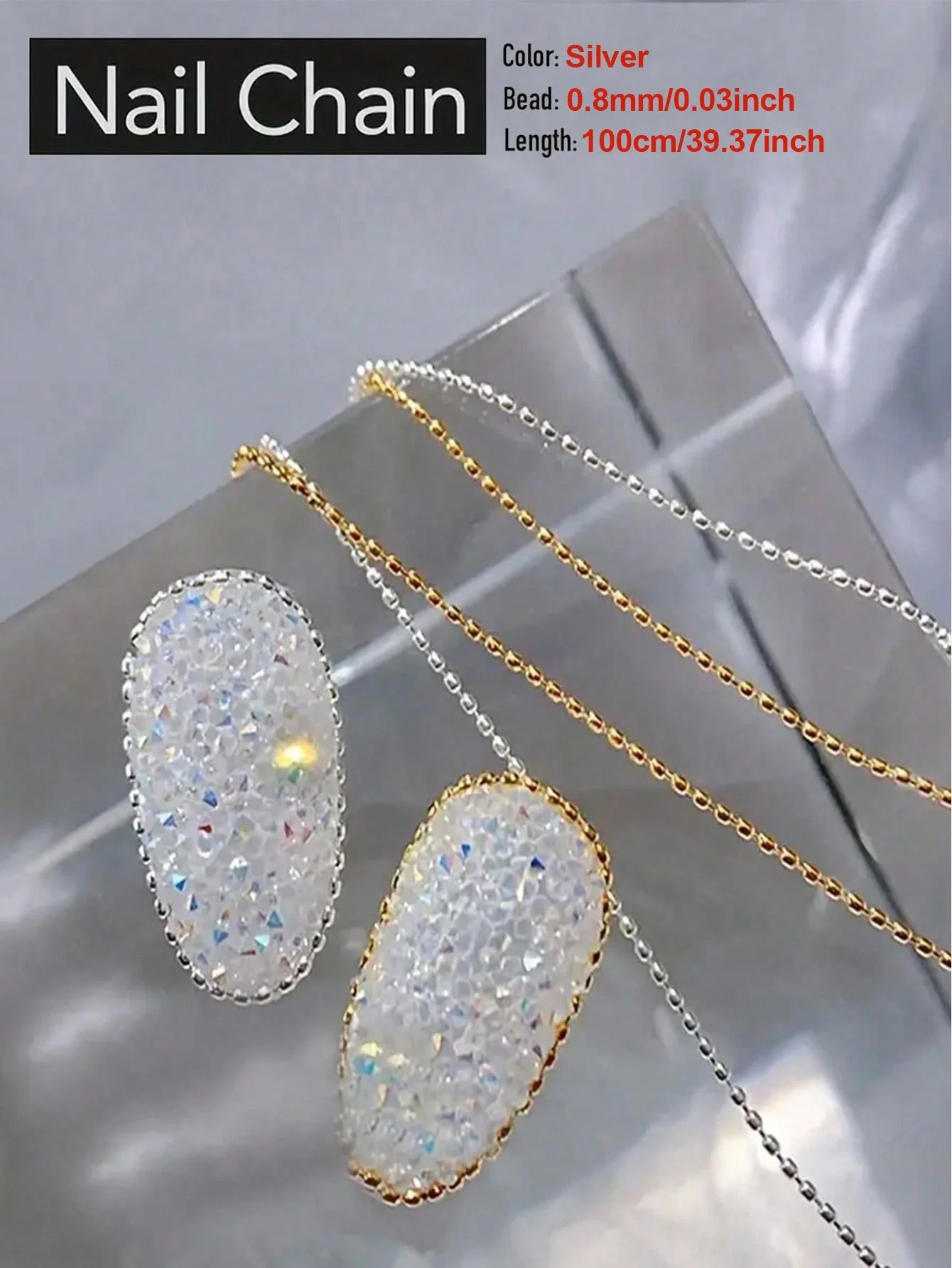 Elevate Your Nail Art with Rose Gold Silver Charms – Only .82!