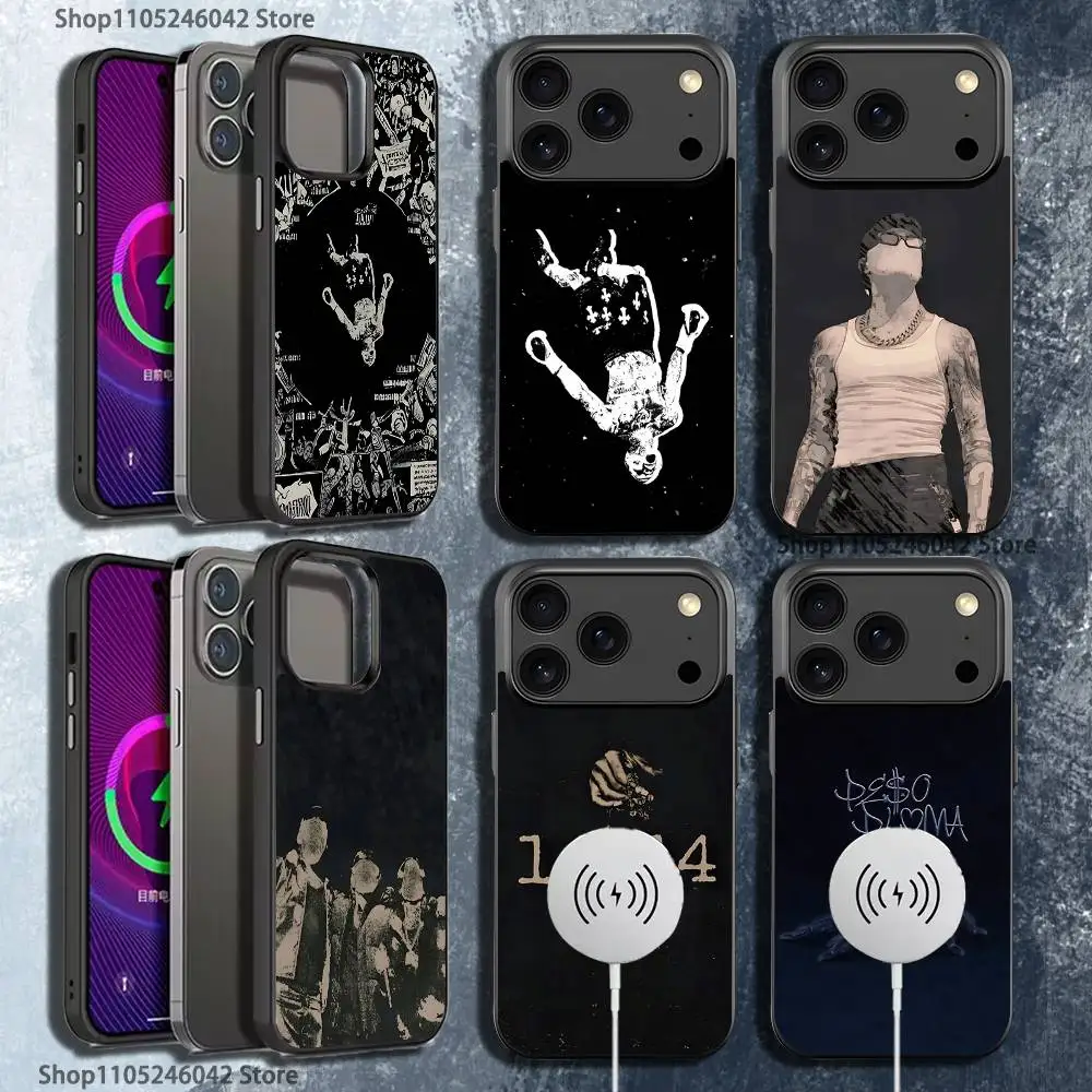 

G-Gervonta P-Peso Pluma Black Phone Case For iPhone 17,16,15,14,13,12,11,Pro,Max,Plus,Mini,SE4,E Magnetic Wireless Charging