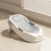 4198-09eb31.jpg Temperature Sensing Bath Seat Mat Mesh Material Support Structure Bath Net Portable Comfortable Bath Rack Newborn Bathing