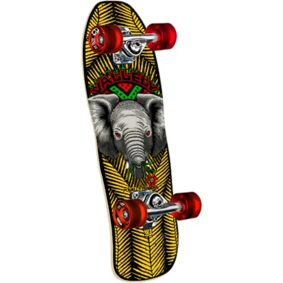 

Mini Mike Vallely Baby Elephant Skateboard Cruiser Complete Yellow/Black 8.0 x 26