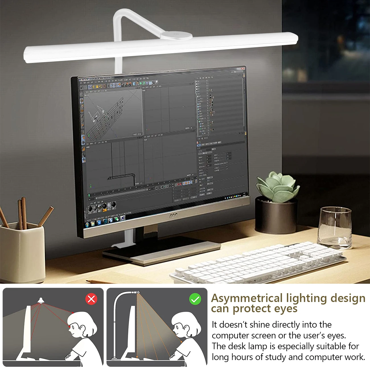 Imagem -06 - Flexível Gooseneck Desk Lamp com Braçadeira Toque e Controle Remoto Luz Flexível Toque 18w Brilho da Cor Modos de Cor