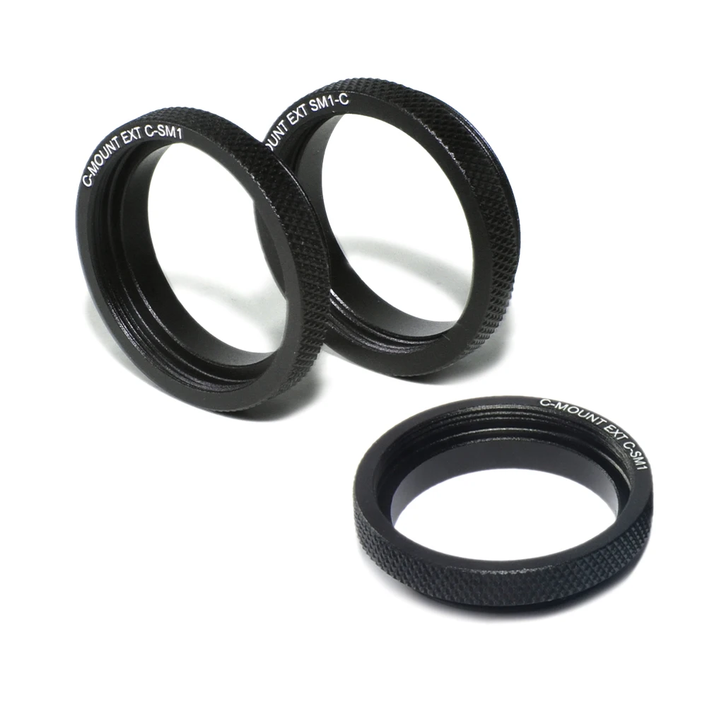 SM1 to C Thread Adapter Camera Lens Adapter Cage System SM1 Adapter with External SM1 Threads and Internal C-Mount Threads