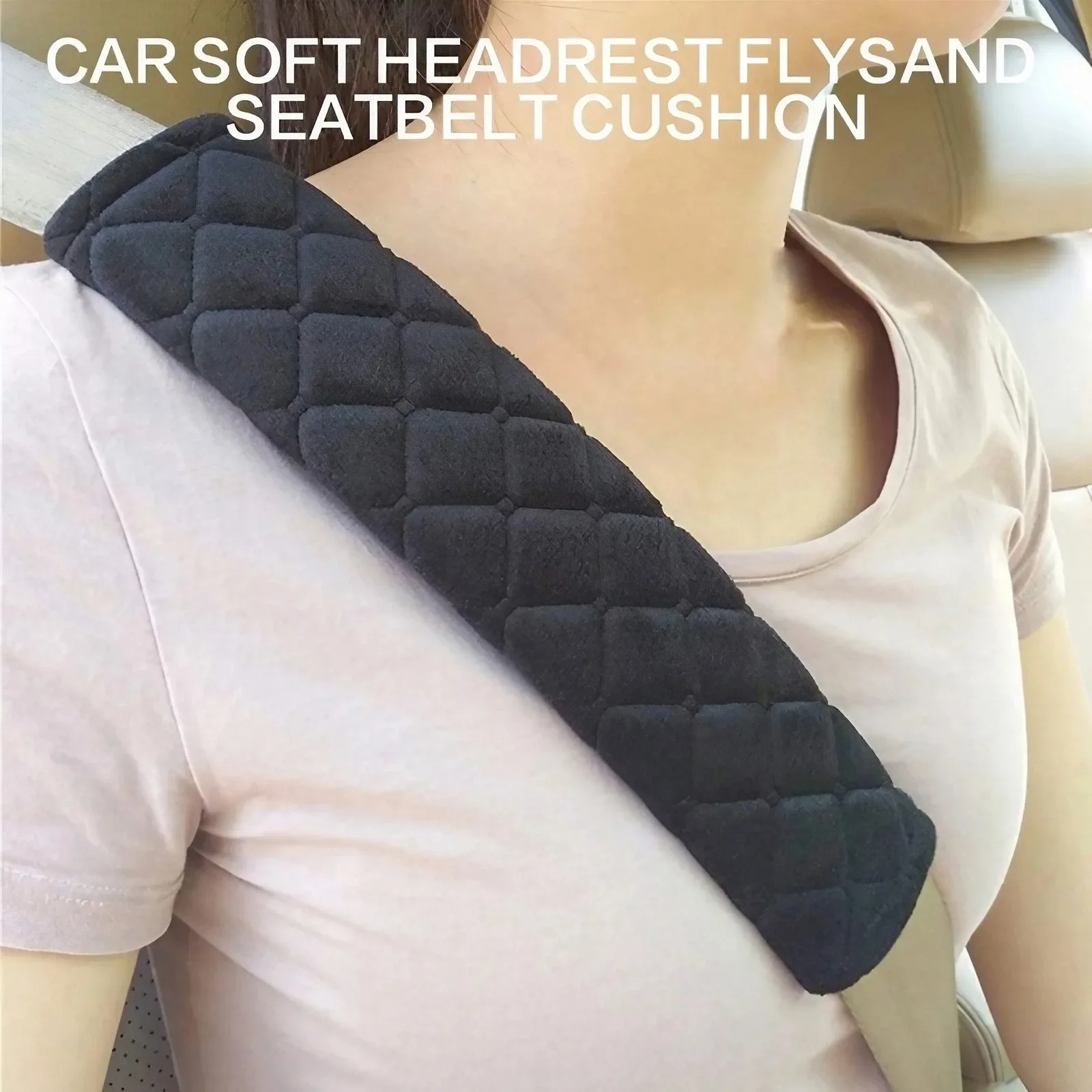Universal Fit Soft Velvet Car Seat Belt Covers Shoulder Pads for Adults Kids SUV Auto Interior Safety Accessories