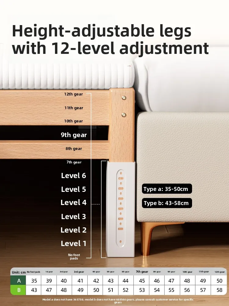Beech bed widening artifact big side splicing custom widening small bed adults can sleep flat extra bed