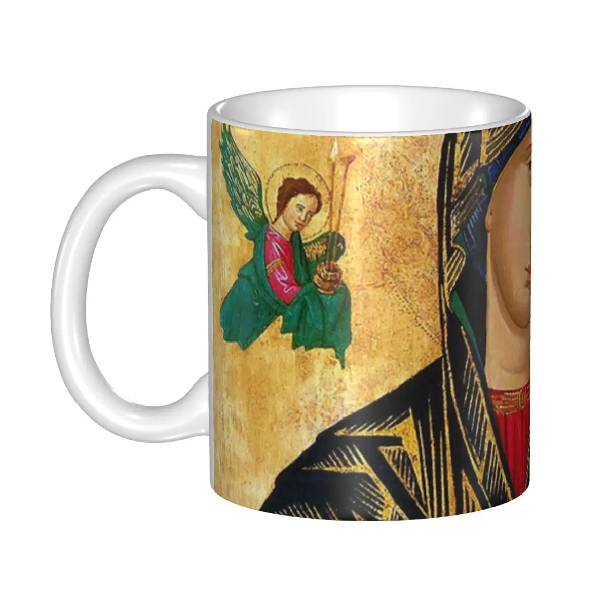 Our Lady Of Schoenstatt Mugs Custom Virgin Mary Catholic Saint Ceramic Coffee Mug Cup Creative Gift