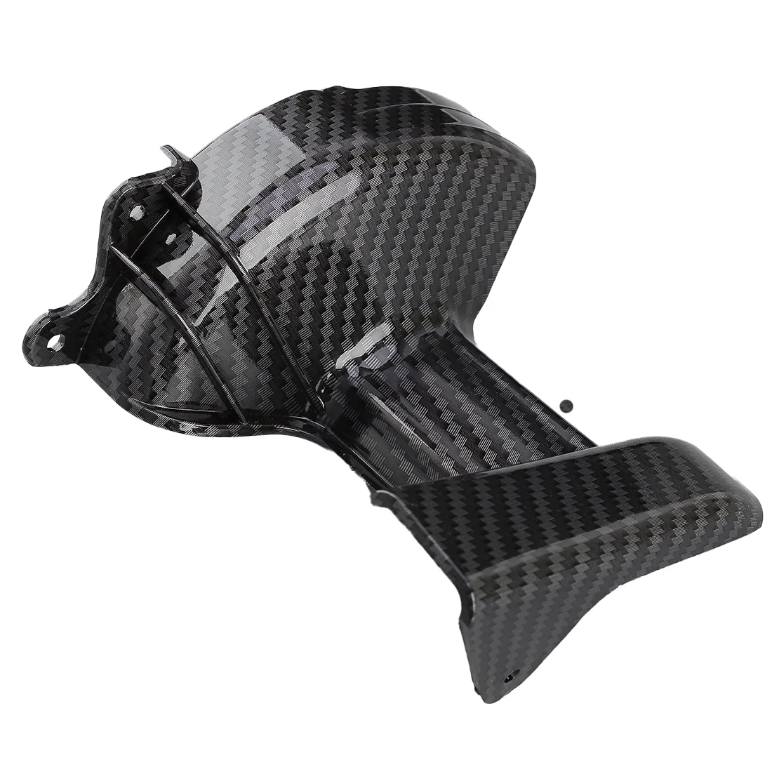 Motorcycle Middle Center Axis Guard Protect Cover Sleeve Protection Fit for Sur-Ron S/X Black Carbon Fiber Texture PP