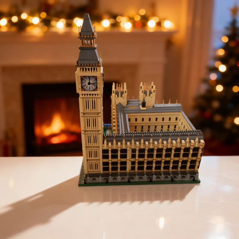 

7825 деталей MOC: Конструктор «Биг Бен» (расширенная модель Creator Expert) – креативный подарок, DIY-набор для декора, премиум-класс для взрослых и детей, для дома и офиса