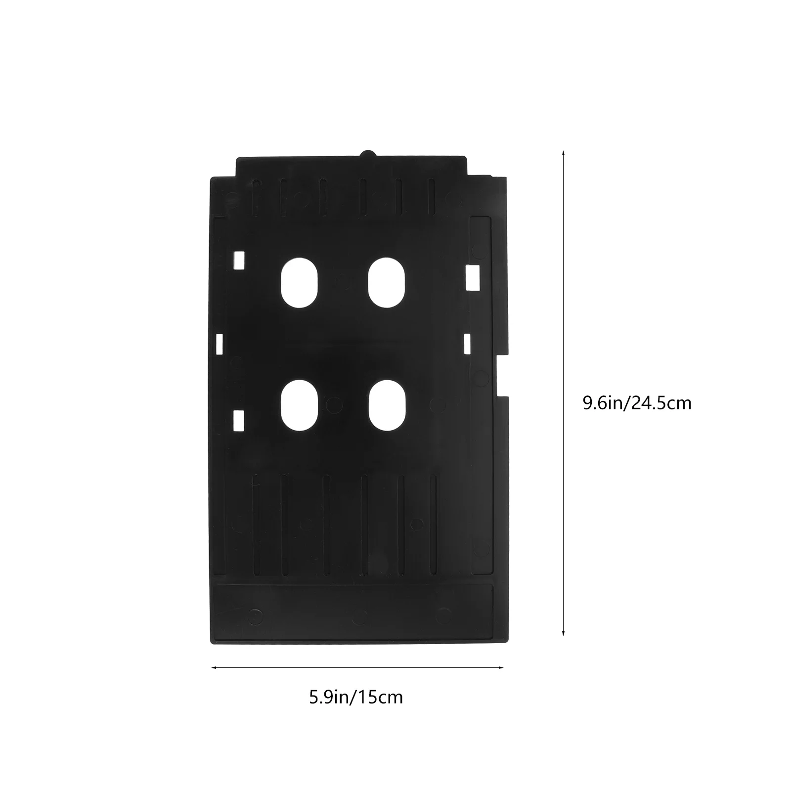 Vassoio per stampante per carte professionale Accessorio per la stampa di carte d'identità in PVC Design con slot stabile Strumento per stampante multiuso a lunga durata