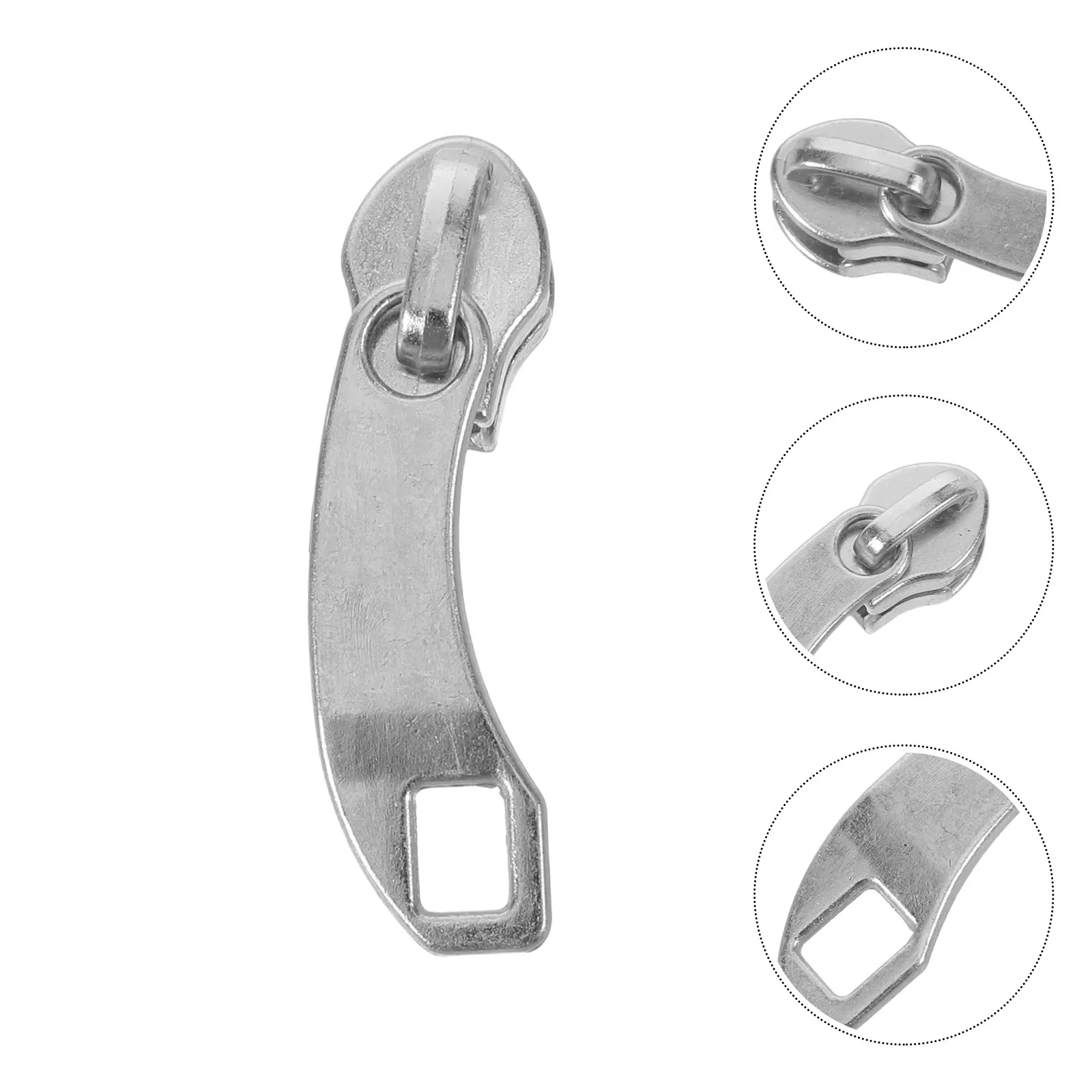 12Pcs Suitcase Zipper Pull Replacement Kit Explosion-Proof Lock Hole Design Detachable Slider for Travel Luggage Bag Repair