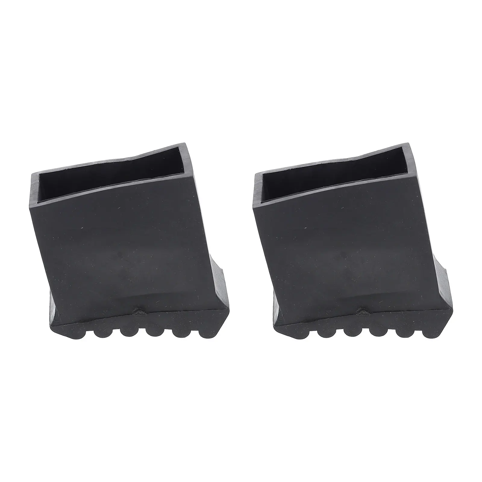 2pcs Ladder Feet Covers Non-skid Rubber Pads for Stairs Protectors Replacement Durable Floor Mats Construction Tools