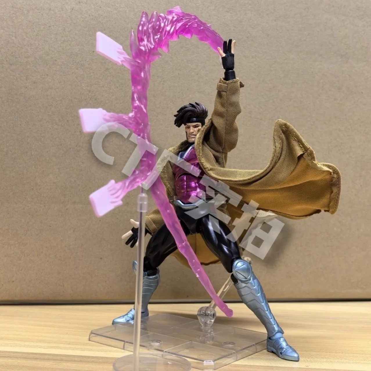 

16CM CT Factory MAFEX 131 Gambit Remy LeBeau Anime Handmade Action Figures Desktop Case Decoration Ornament Gift