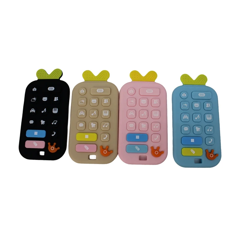 

Силиконовые прорезыватели для детей, успокаивающие игрушки для рук, силиконовые прорезыватели для зубов с дистанционным управлением, познавательные игрушки для прорезывания зубов